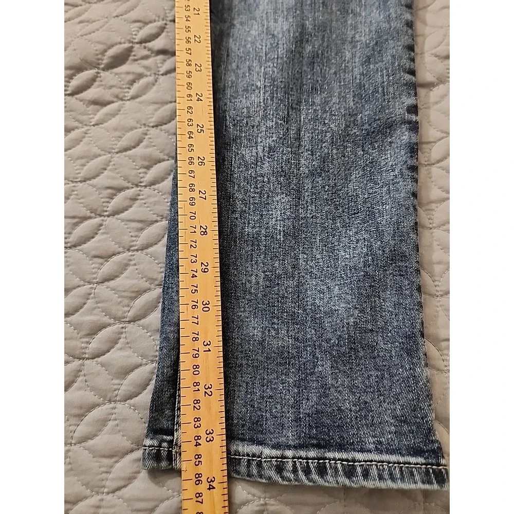 Men's‎ True Religion Rocco Jeans 32X34 Relaxed Skinny Stretch Distressed Denim
